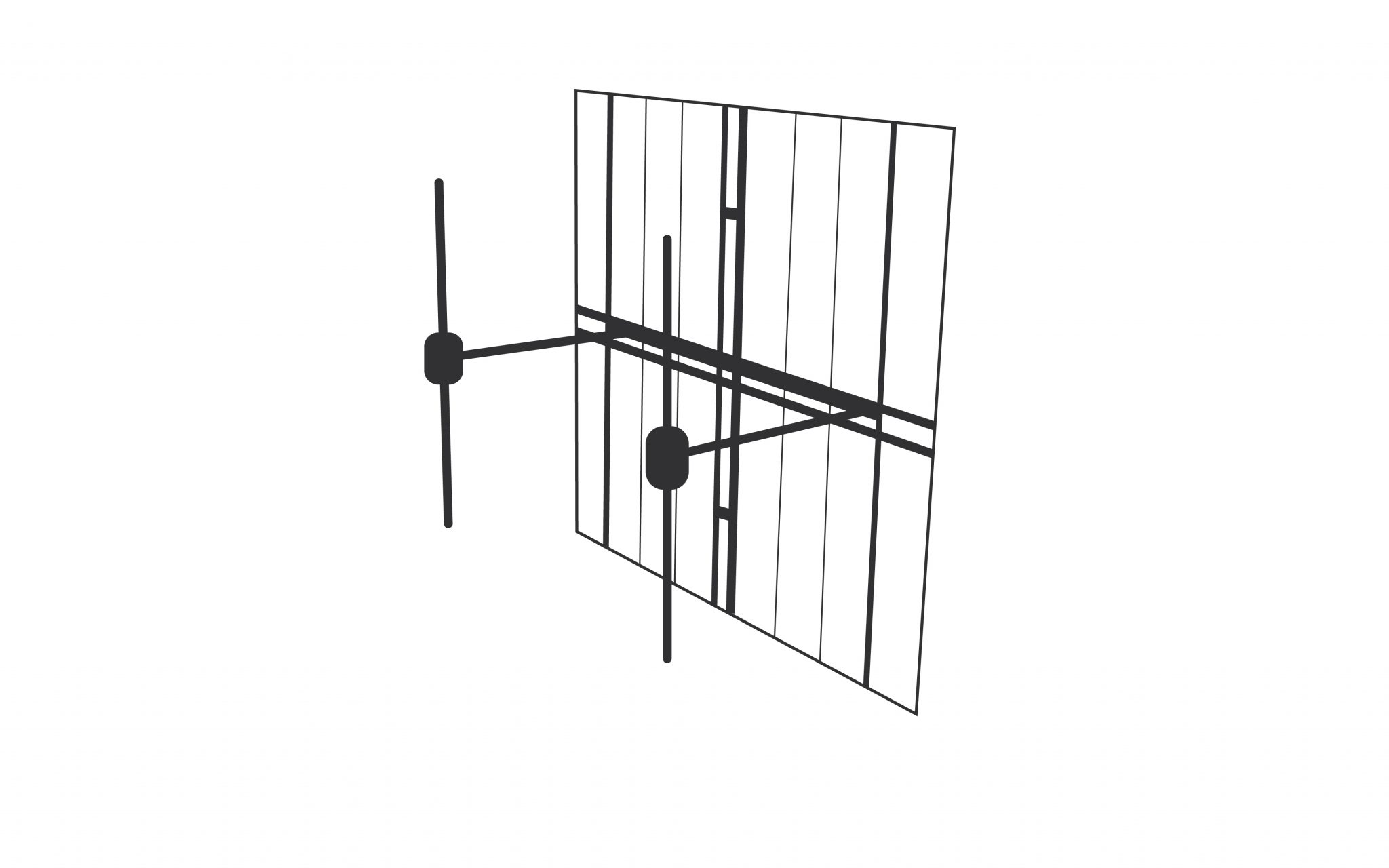 Antenna a pannello 2H-V Antenna a pannello 2H-V