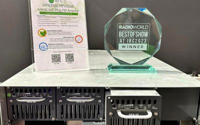 HPA3000 FM amplifier is IBC “Best of show” 2023! HPA3000 FM amplifier is IBC “Best of show” 2023!